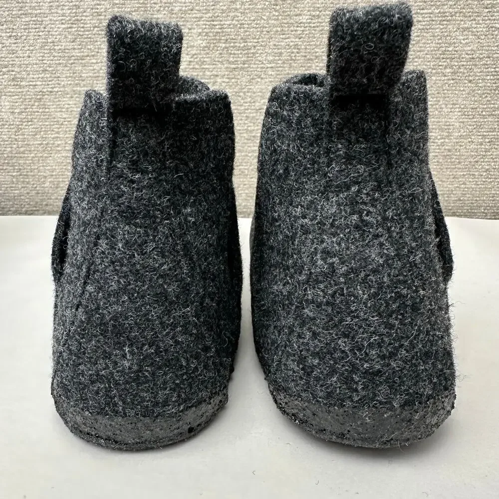 Birkenstock Unisex Andermatt Anthracite Wool Felt Slipper Boots Size 41 R L10 M8